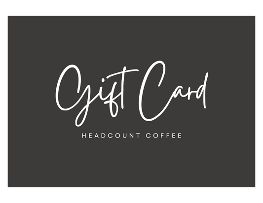 Headcount Coffee Gift Card