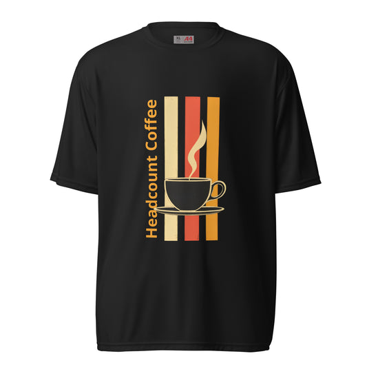 Headcount Coffee performance crew neck t-shirt