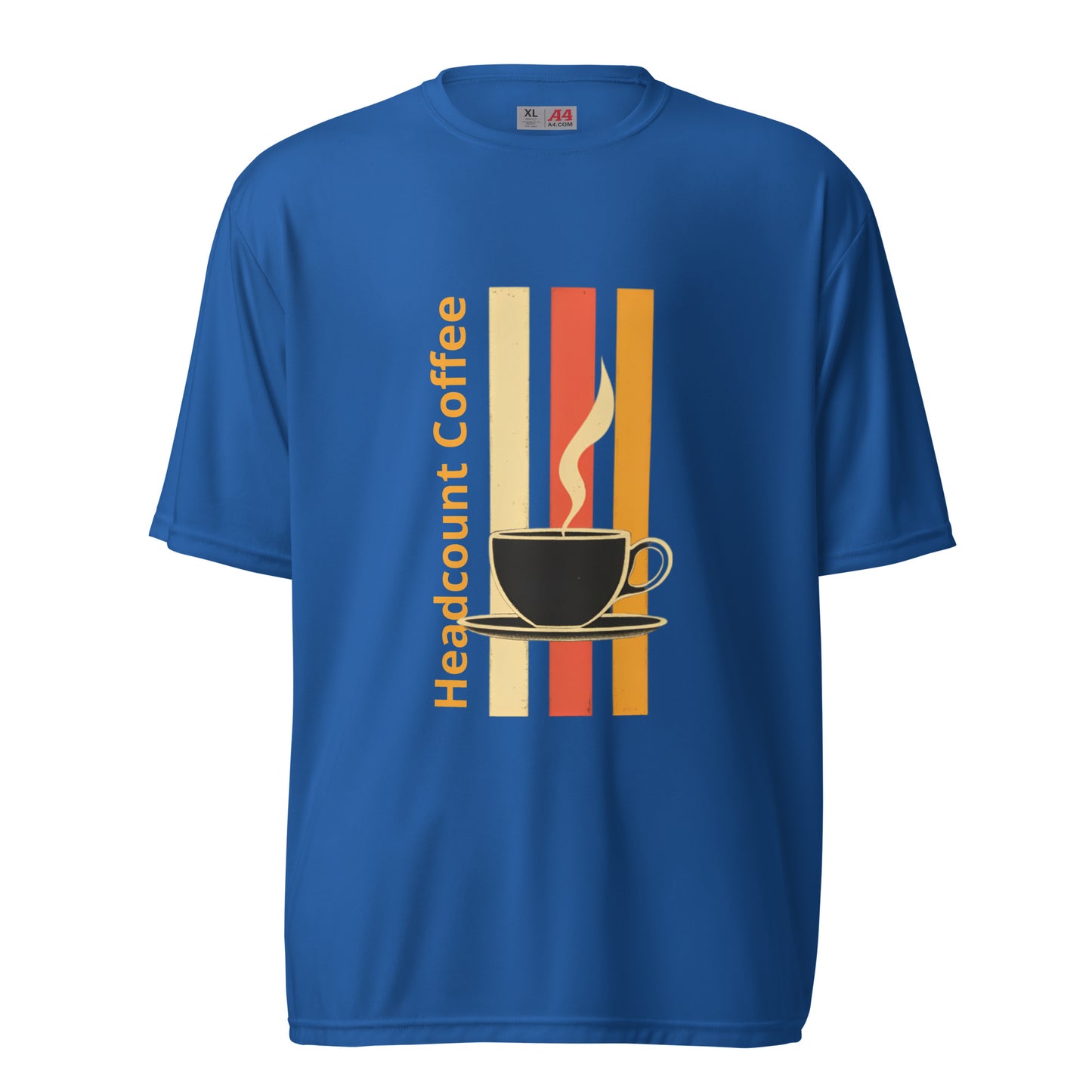 Headcount Coffee performance crew neck t-shirt