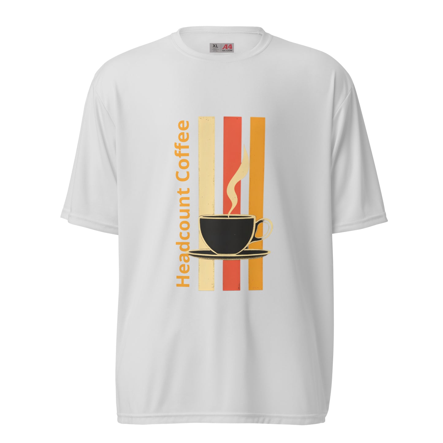 Headcount Coffee performance crew neck t-shirt