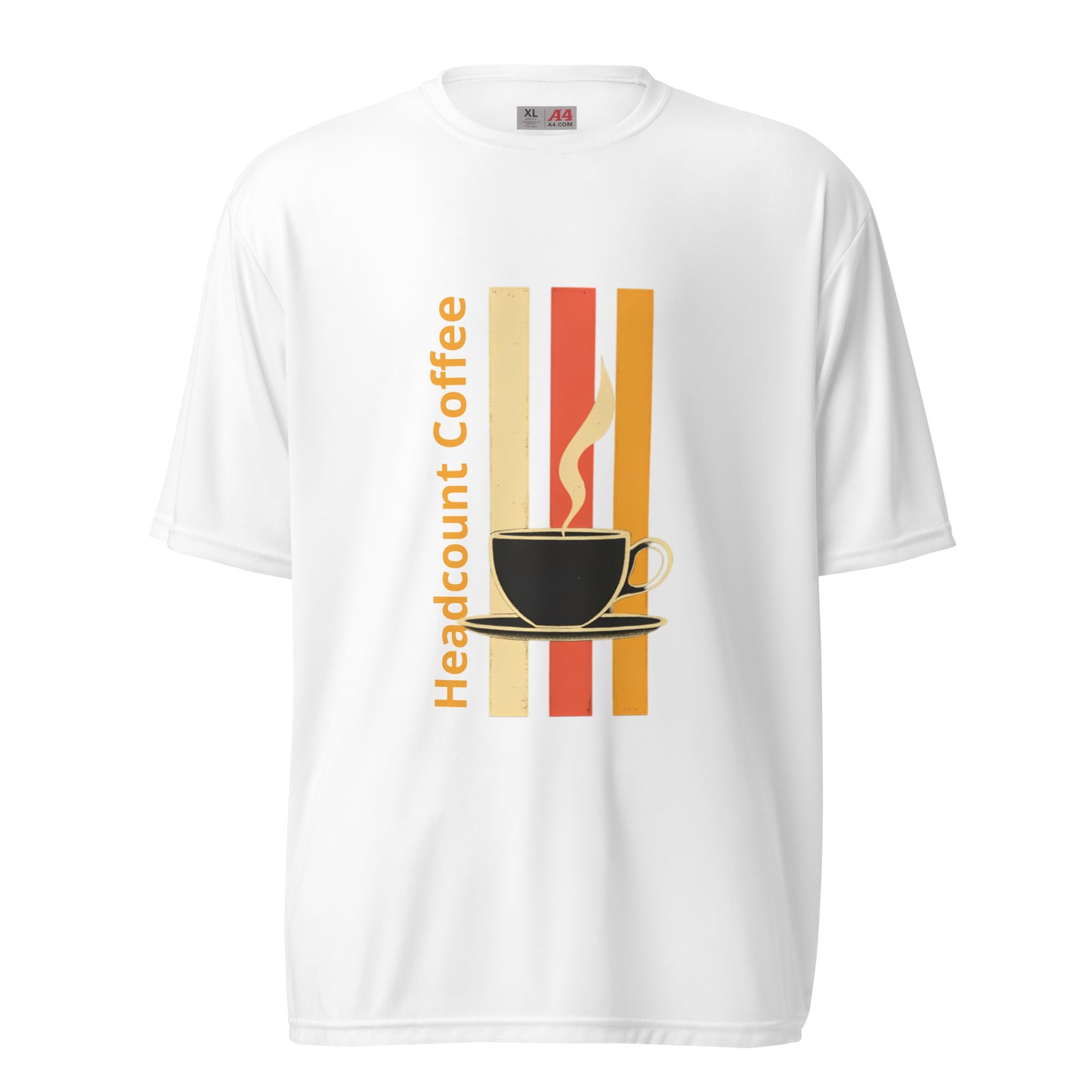 Headcount Coffee performance crew neck t-shirt